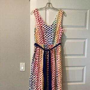 Modcloth Rainbow Dots Sundress